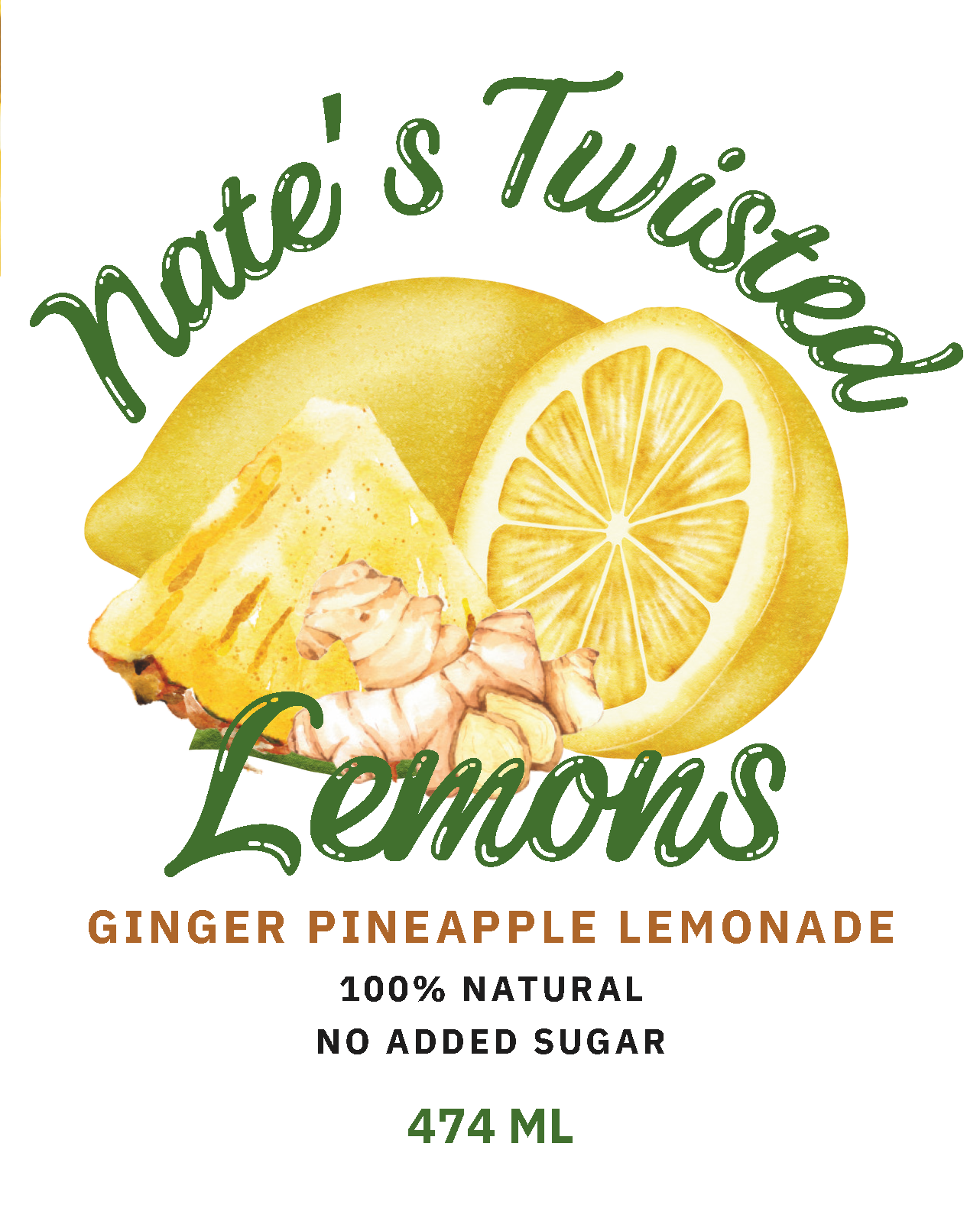 Ginger Pineapple Lemonade